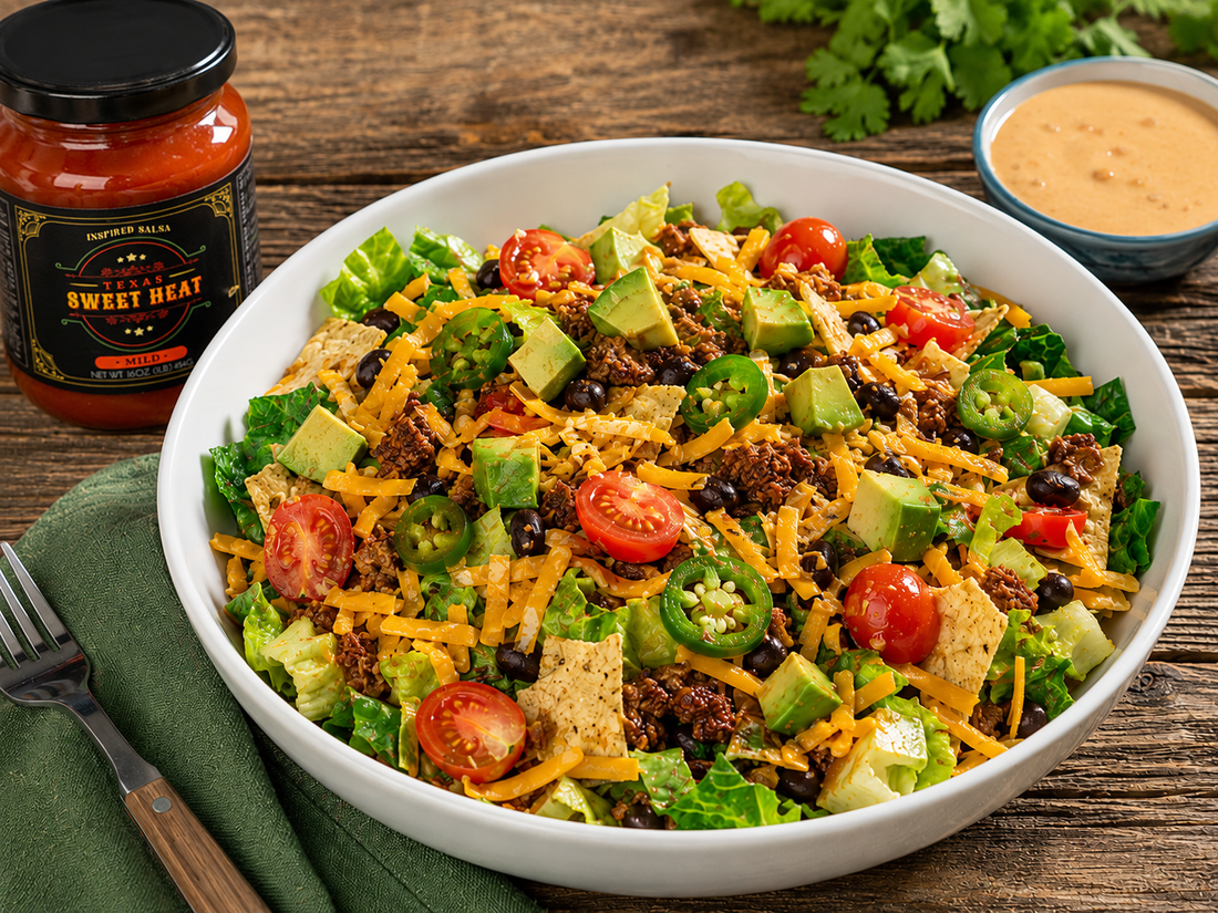 Creamy Texas Sweet Heat Taco Salad