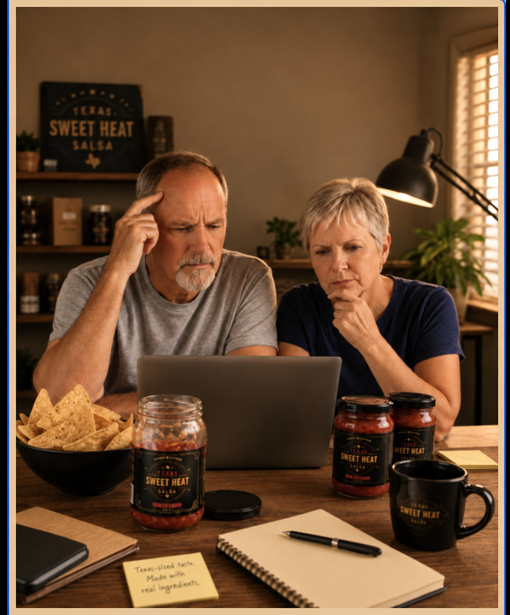 Larry and Teresa of Texas Sweet Heat Salsa